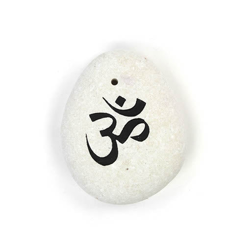Om Stone Incense Holder-Incense Holders-Siesta Crafts