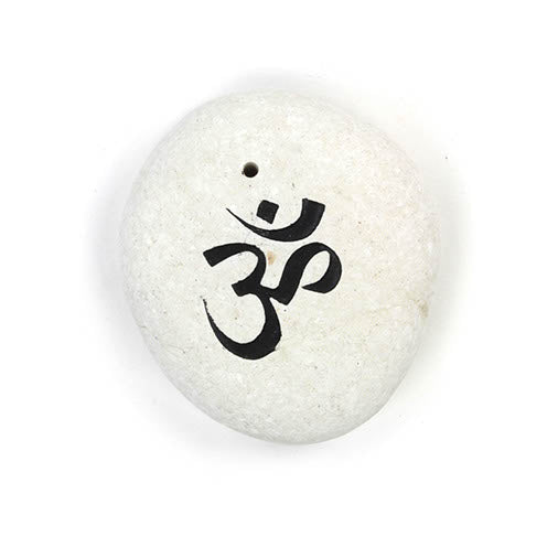 Om Stone Incense Holder-Incense Holders-Siesta Crafts