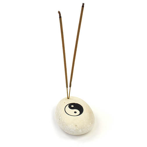 Yin Yang Stone Incense Holder-Incense Holders-Siesta Crafts