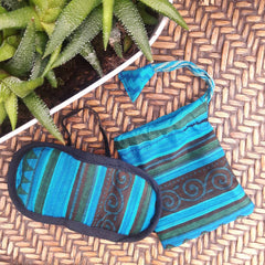 Recycled Sari Eye Mask-Wellbeing-Siesta Crafts
