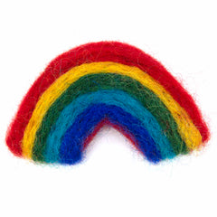 Rainbow Felt Badge-Badges & Brooches-Siesta Crafts