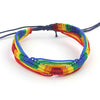 Tube of Rainbow Wristbands (x40)-Bracelets & Wristbands-Siesta Crafts