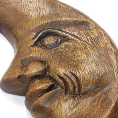 Moon Face Carving-Home Décor-Siesta Crafts