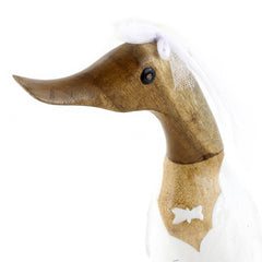 Bride Duck-Ornaments & Figurines-Siesta Crafts