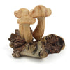 Small Parasite Wood Mushrooms-Ornaments & Figurines-Siesta Crafts