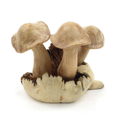 Small Parasite Wood Mushrooms-Ornaments & Figurines-Siesta Crafts