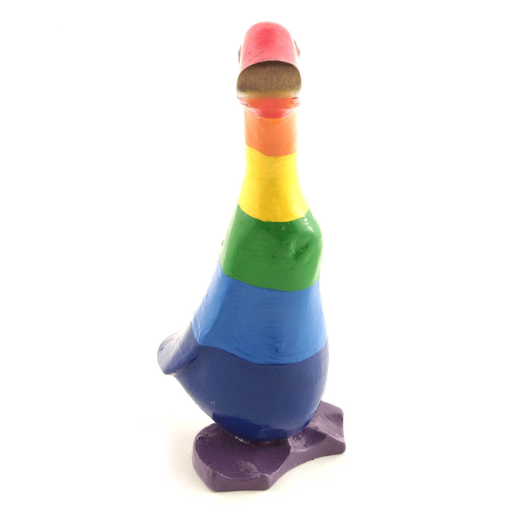 Rainbow Duckling-Ornaments & Figurines-Siesta Crafts
