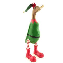 Christmas Elf Duck-Ornaments & Figurines-Siesta Crafts
