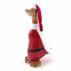 Christmas Santa Duckling-Ornaments & Figurines-Siesta Crafts