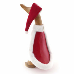 Christmas Santa Duckling-Ornaments & Figurines-Siesta Crafts
