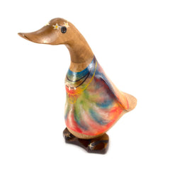 Hippy Duck-Ornaments & Figurines-Siesta Crafts