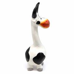 Cartoon Cow Large-Ornaments & Figurines-Siesta Crafts