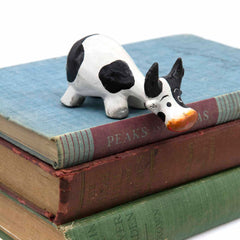 Cartoon Shelf Cow-Ornaments & Figurines-Siesta Crafts