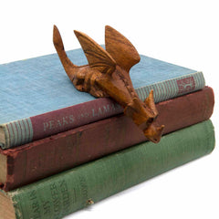 Small Natural Wood Shelf Dragon-Ornaments & Figurines-Siesta Crafts