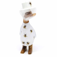 Beekeeper Duck-Ornaments & Figurines-Siesta Crafts
