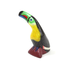 Small Painted Toucan-Ornaments & Figurines-Siesta Crafts