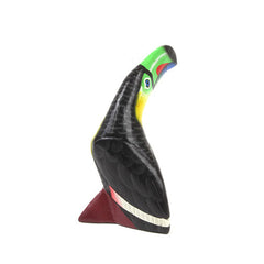 Small Painted Toucan-Ornaments & Figurines-Siesta Crafts