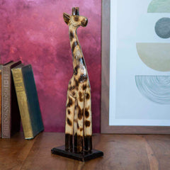 Small Indonesian Giraffe-Ornaments & Figurines-Siesta Crafts