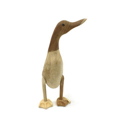 Natural Bamboo Root Duck-Ornaments & Figurines-Siesta Crafts