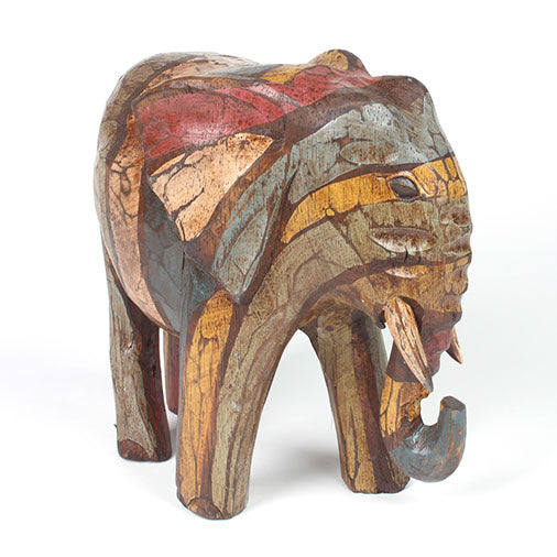 Rustic Elephant-Ornaments & Figurines-Siesta Crafts