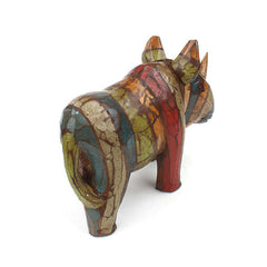 Rustic Rhino-Ornaments & Figurines-Siesta Crafts