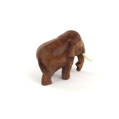 Mini Thai Elephant Carving-Ornaments & Figurines-Siesta Crafts