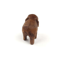 Mini Thai Elephant Carving-Ornaments & Figurines-Siesta Crafts