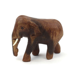 Small Thai Elephant Carving-Ornaments & Figurines-Siesta Crafts