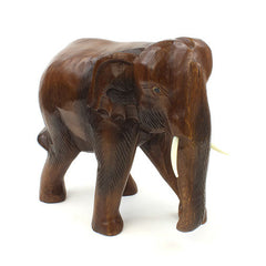 Large Thai Elephant Carving-Ornaments & Figurines-Siesta Crafts