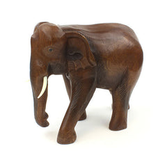 Large Thai Elephant Carving-Ornaments & Figurines-Siesta Crafts