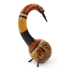 Carved Gourd Bird-Ornaments & Figurines-Siesta Crafts