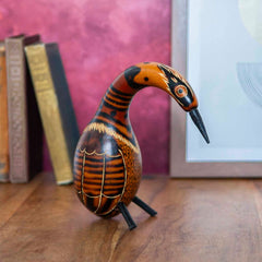 Carved Gourd Bird-Ornaments & Figurines-Siesta Crafts