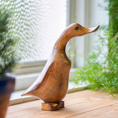 Bamboo Root Duckling-Ornaments & Figurines-Siesta Crafts