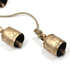 4 Large Bells on Rope-Home Décor-Siesta Crafts