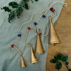 Conical Bells on Rope-Home Décor-Siesta Crafts