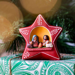 Star Nativity Ceramic-Christianity-Siesta Crafts