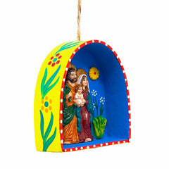 Sacred Family Retablo-Home Décor-Siesta Crafts
