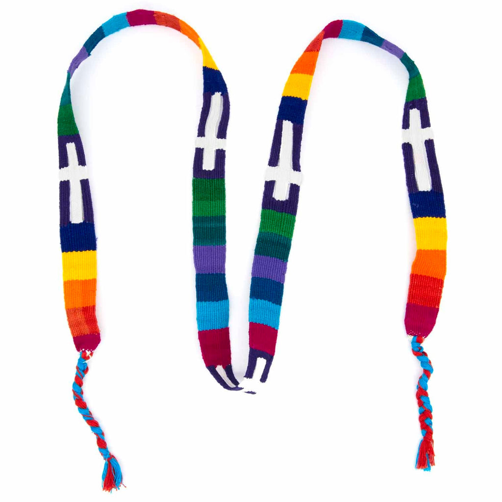 Cross Fabric Belt-Belts-Siesta Crafts