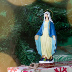 Ceramic Madonna Statue-Christianity-Siesta Crafts