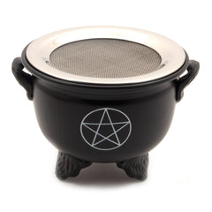Iron Cauldron With Steel Mesh-Magic & Mysticism-Siesta Crafts