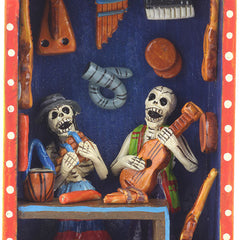 Music Shop Retablo-Home Décor-Siesta Crafts