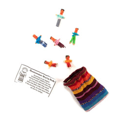 Guatemalan Worry People in Bag-Folklore-Siesta Crafts
