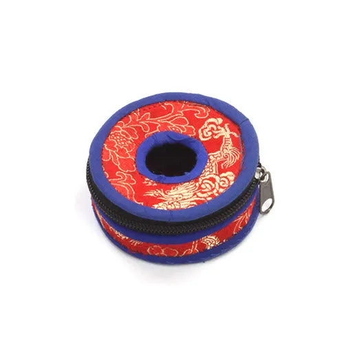 Brocade Tingsha Case-Chimes & Bells-Siesta Crafts