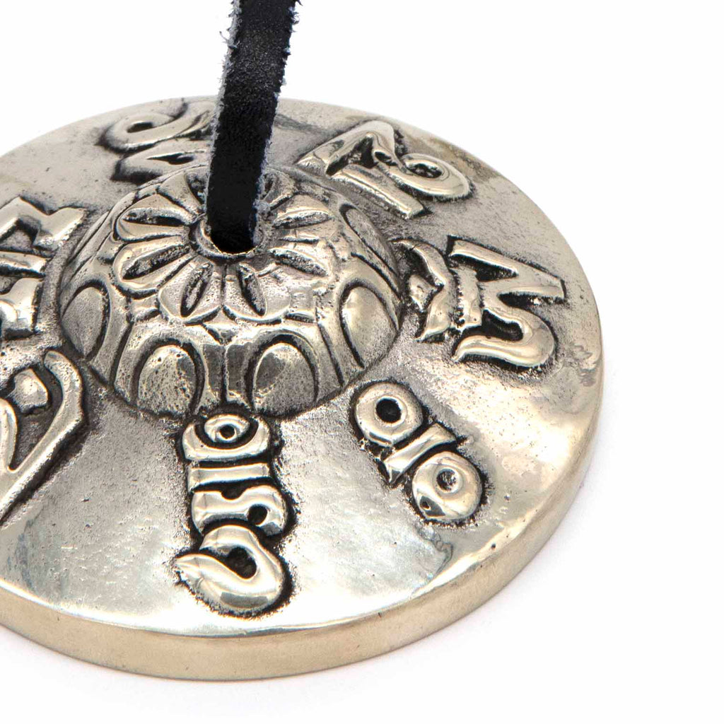 Large Om Mani Tingsha-Chimes & Bells-Siesta Crafts