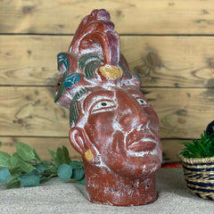 Large Mayan Ceramic Head-Central & South American-Siesta Crafts