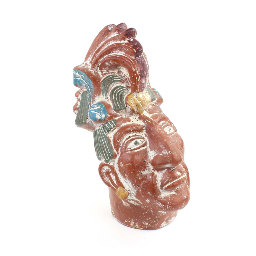 Large Mayan Ceramic Head-Central & South American-Siesta Crafts