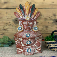 Large Ceramic Maize God-Central & South American-Siesta Crafts