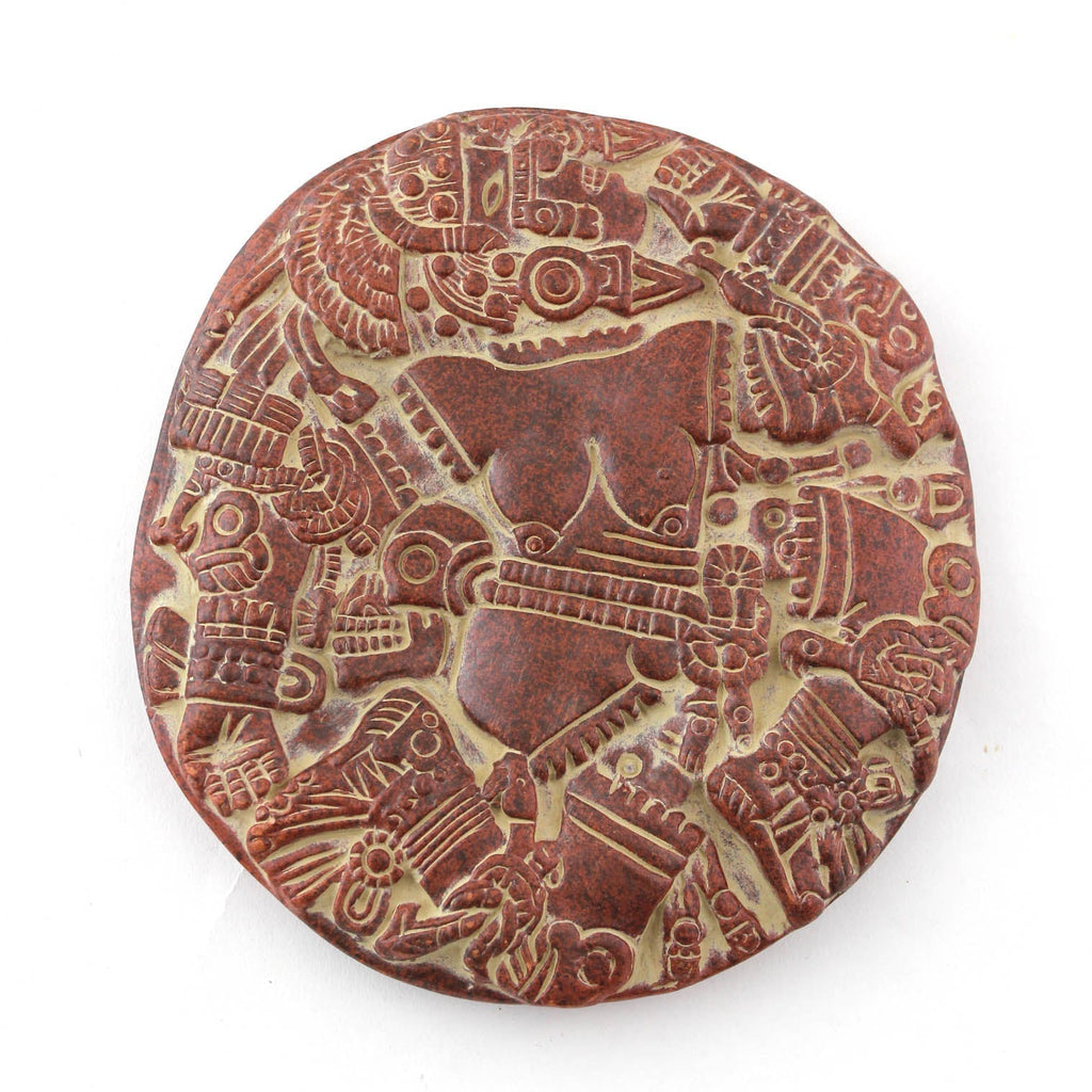 Small Aztec Moon Goddess Plaque-Central & South American-Siesta Crafts