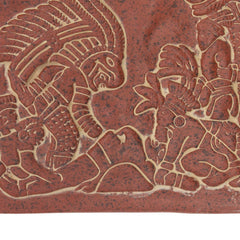 Mayan Sacrificial Scene Plaque-Central & South American-Siesta Crafts