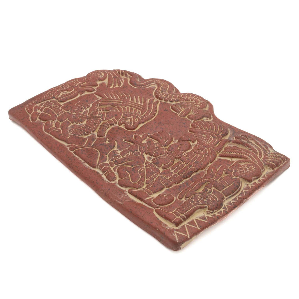 Mayan Sacrificial Scene Plaque-Central & South American-Siesta Crafts